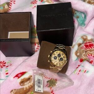 Michael Kors Gold Chronograph Watch